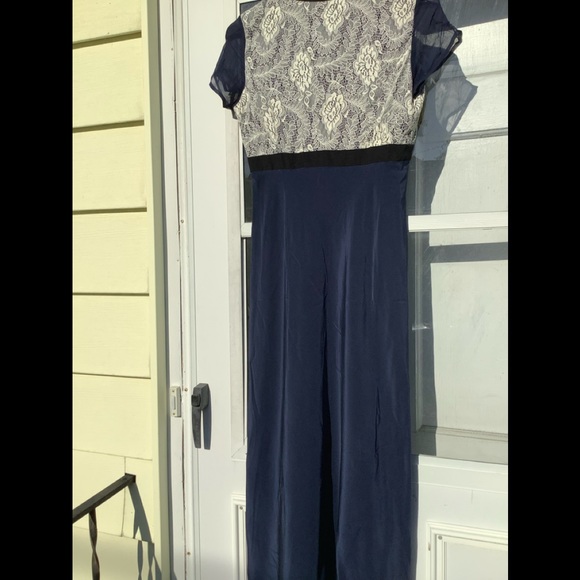 VESSEL By timo Maxi Dress w/ black Cap Sleeves - Picture 5 of 7